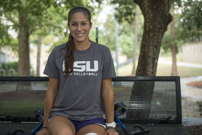 Beach volleyball athlete begins road to recovery after injury