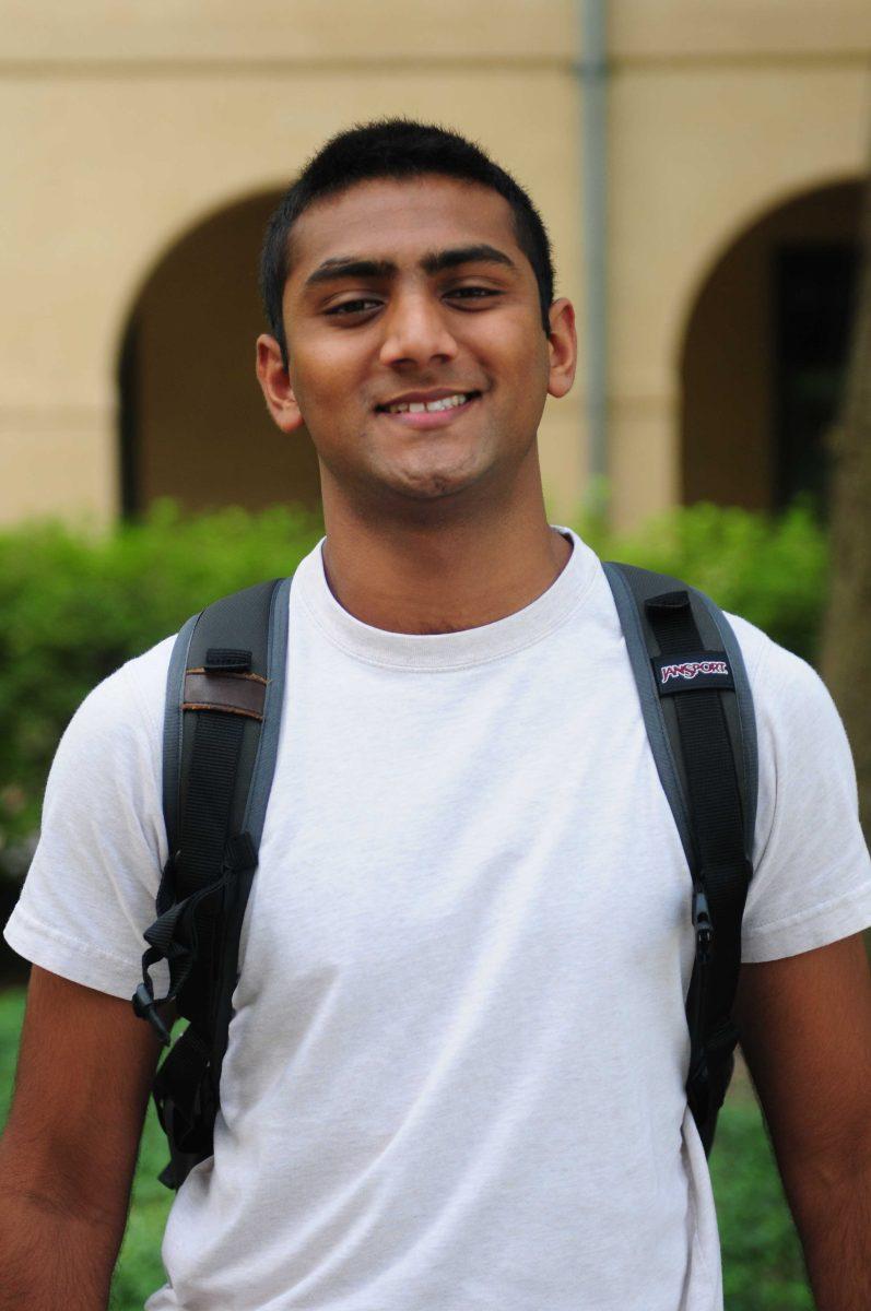 Jay Patel, Mechanical Engineering sophomore