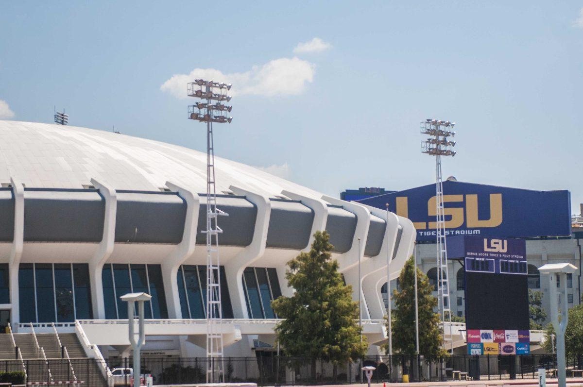 Days after Hurricane Katrina the PMAC served as a triage center for refugees. As more people crowded campus LSU athletes and coaches stepped up to the place to help the campus and state heal.&#160;