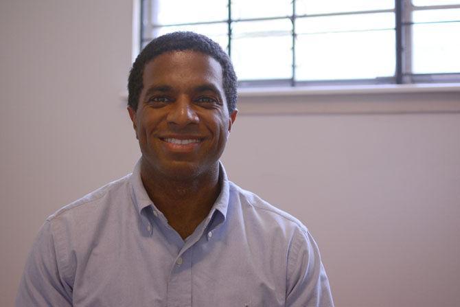 LSU Associate Professor of Law and Lousiana Secretary of State candidate in his headquarters on Tuesday, Sept. 15, 2015 in Downtown Baton Rouge.