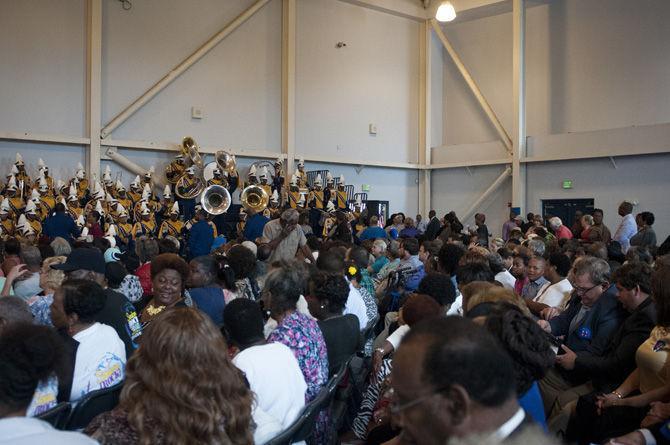 Hillary Clinton rallies support in Baton Rouge Monday