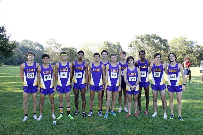 The LSU men&#8217;s cross country team placed 1nd overall with 18 points at the LSU Invitational on Saturday, Sept. 19, 2015, at Highland Road Park.