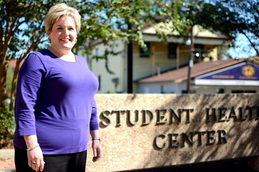 LSU Student Health Center Executive Director D&#8217;Ann Morris outside center&#8217; whose pharmacy is scheduled to be privatized at the end of the year.