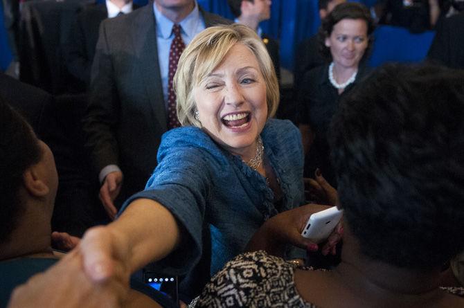 Hillary Clinton rallies support in Baton Rouge Monday