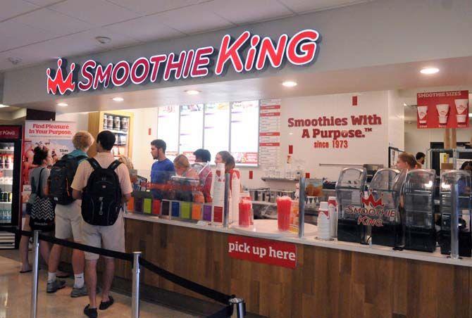 Smoothie King opened in the Student Union on the first day of school for the 2015 fall semester.