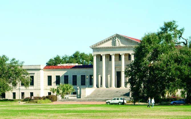 Two students walk alone across the desolate Parade Grounds as the bitter cold keeps most indoors on Jan. 6.