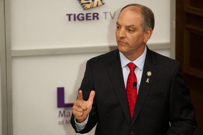 Gubernatorial candidates debate at LSU, highlight Vitter's absence