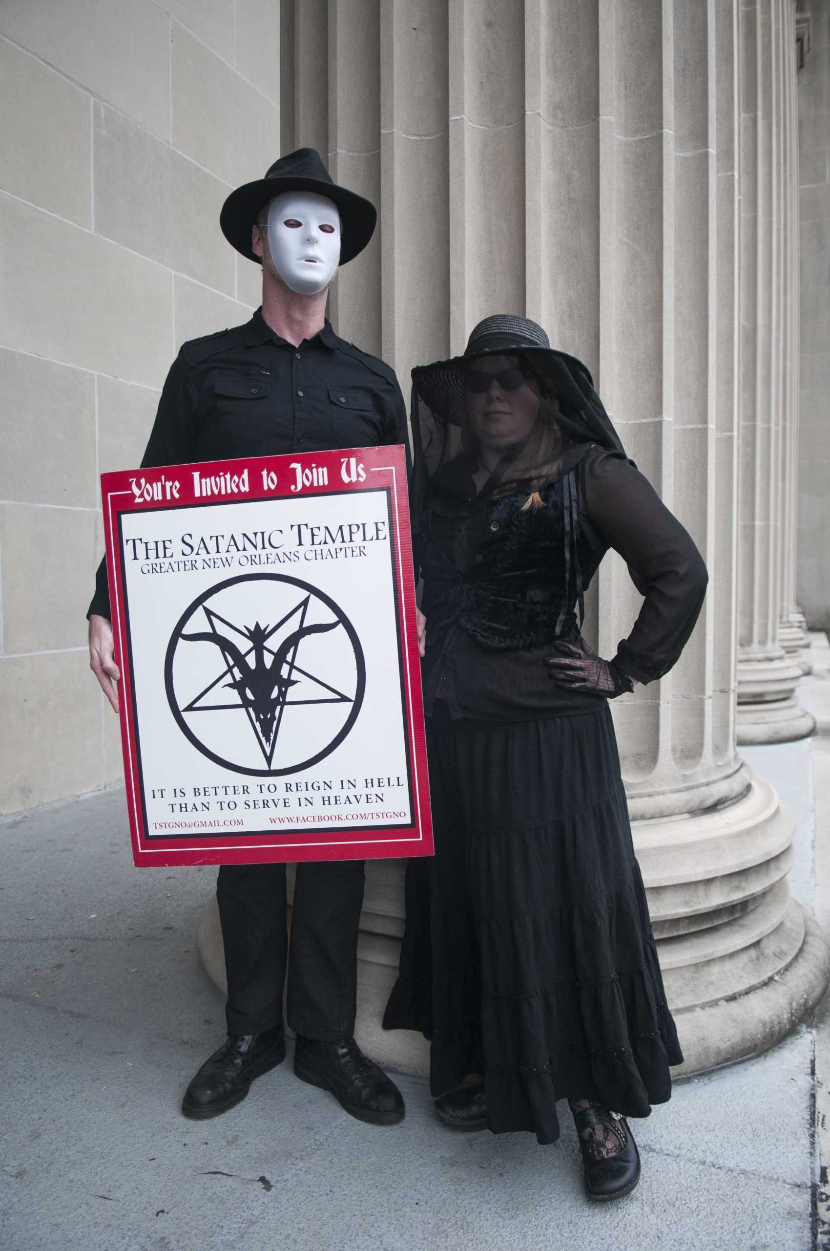 Louisiana Satanists stand in solidarity with Arkansas brethren