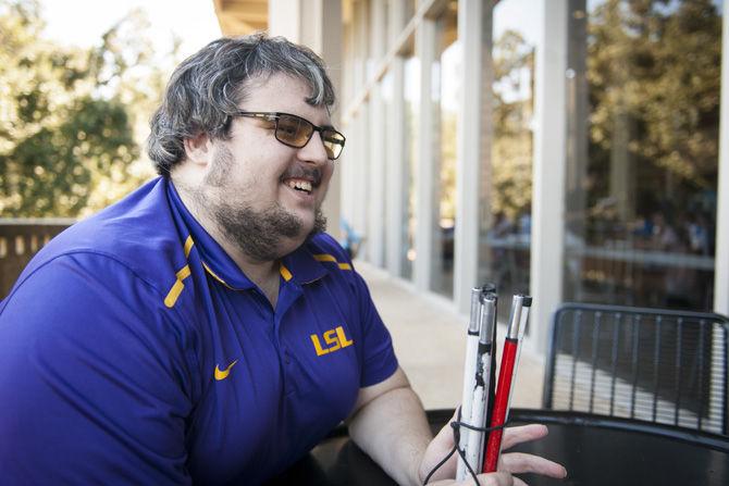 Visually impaired LSU student says college life without full sight is &#8220;nothing different&#8221;