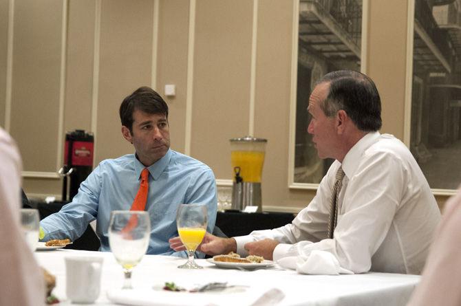 Congressman talks higher education, Louisiana issues with LSU students over breakfast