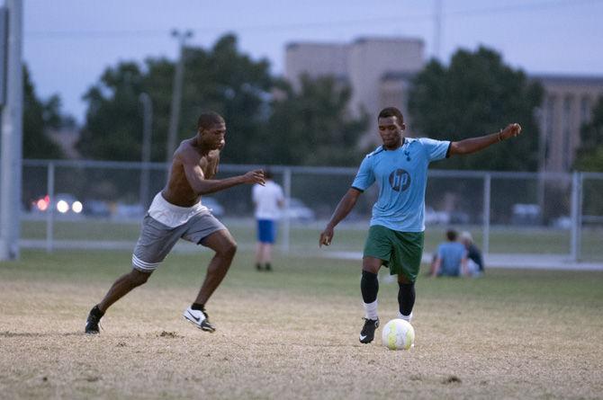 LSU Pick Up Soccer brings different ages, cultures to field in campus melting pot