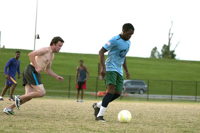 LSU Pick Up Soccer brings different ages, cultures to field in campus melting pot