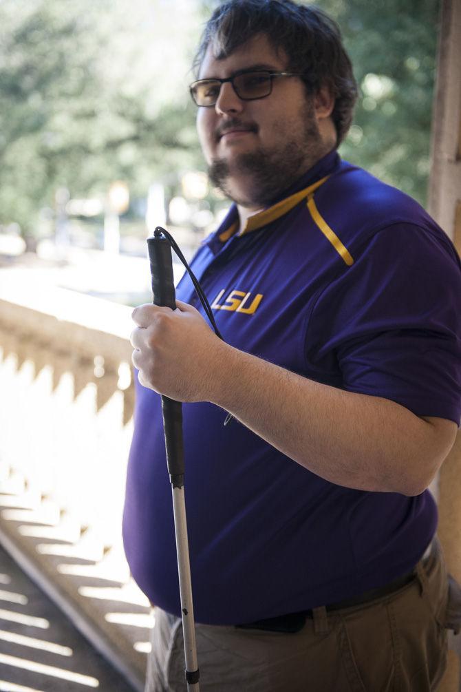 Visually impaired LSU student says college life without full sight is &#8220;nothing different&#8221;