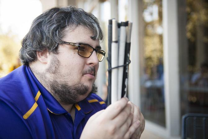 Visually impaired LSU student says college life without full sight is &#8220;nothing different&#8221;