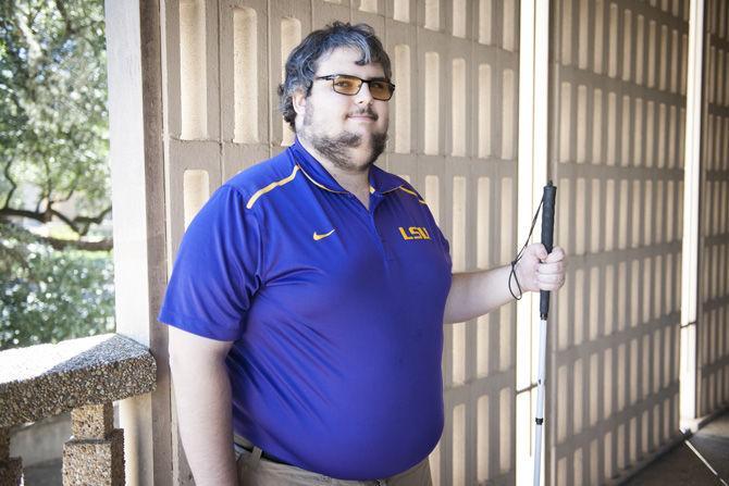 Visually impaired LSU student says college life without full sight is &#8220;nothing different&#8221;