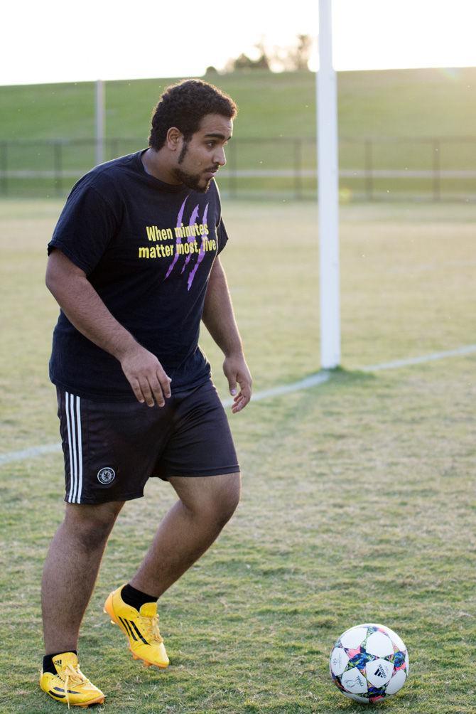 LSU Pick Up Soccer brings different ages, cultures to field in campus melting pot