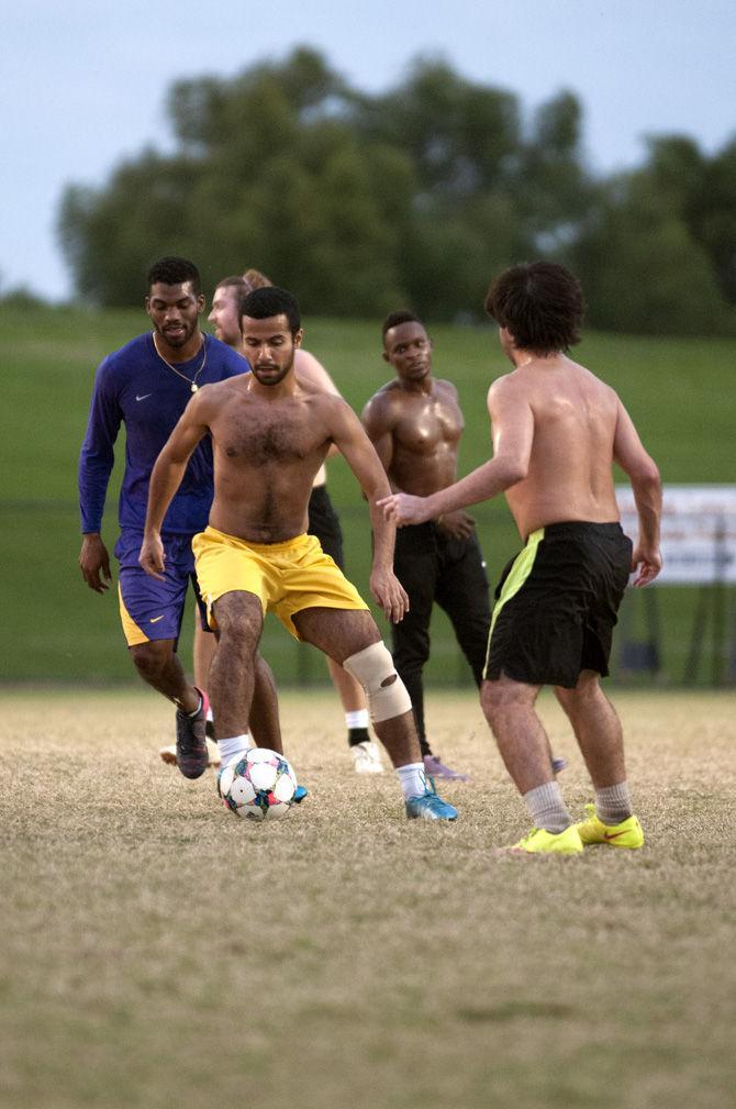 LSU Pick Up Soccer brings different ages, cultures to field in campus melting pot