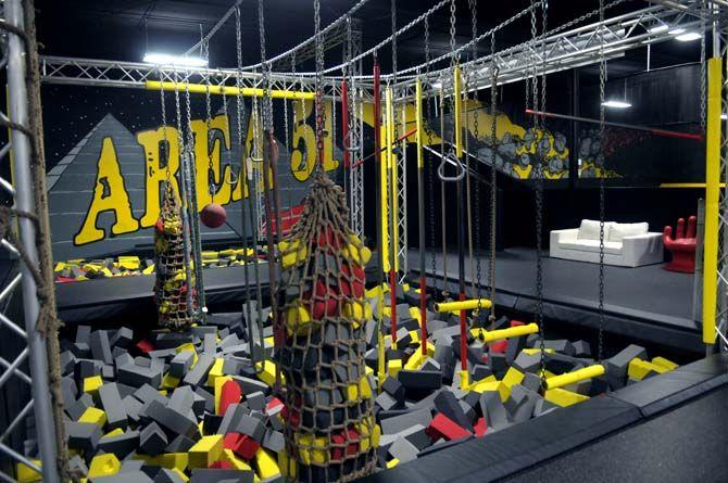 Area 51 extreme air sports is a new trampoline activity spot located near the Mall of Louisiana which is fun for all ages.