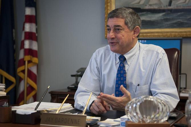 Lt. Gov. Jay Dardenne touts leadership roles, higher education experience