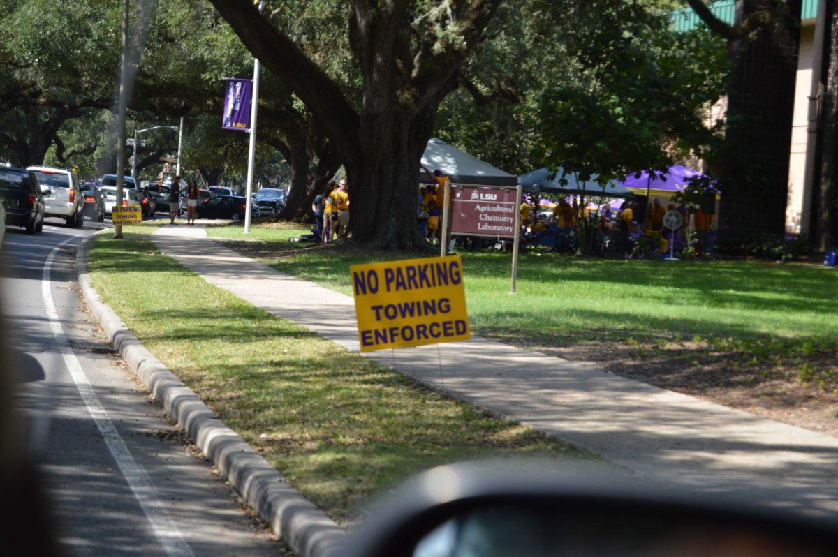 Student Parking on Game Day