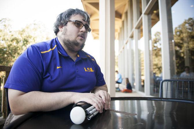 Visually impaired LSU student says college life without full sight is &#8220;nothing different&#8221;