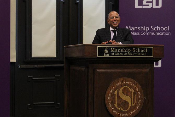 New York Times executive editor discusses the future of journalism with LSU students