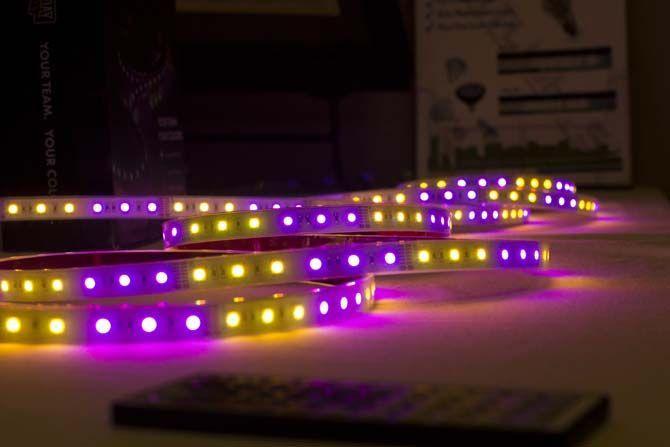 HitLights engineered an affordable, wireless LED light system which can be controlled and customized by a remote, on Tuesday Oct. 27, 2015, at Innovations Park.