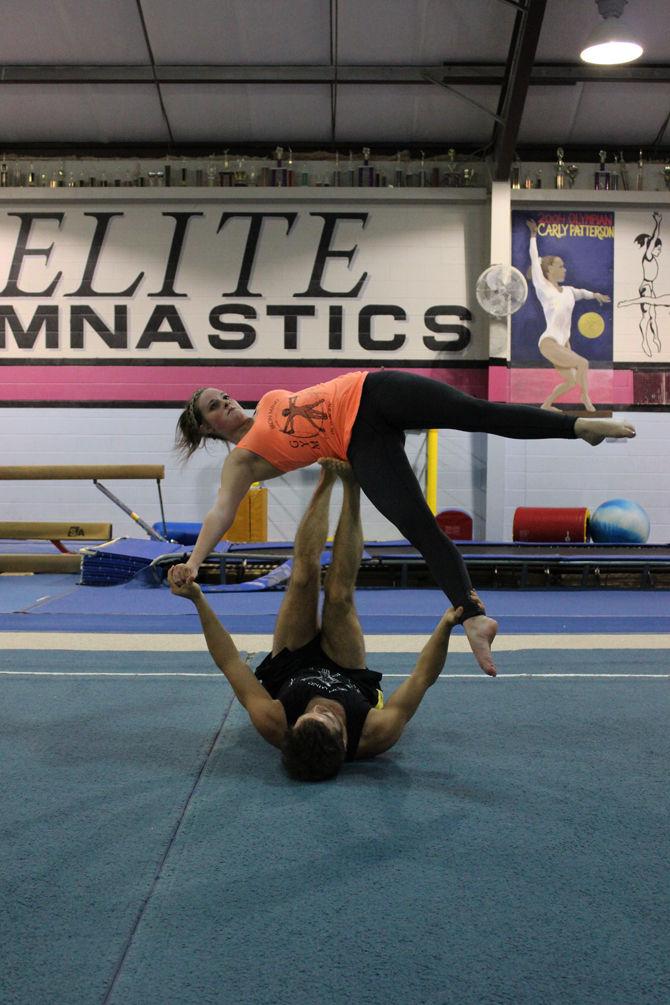 Acrobatic yoga offered in Baton Rouge community