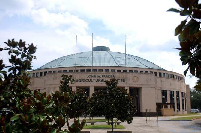 The Ag Center is compared to the Law Center to see which of the outer school pulls in the most revenue, on Sept. 01, 2015, at LSU.