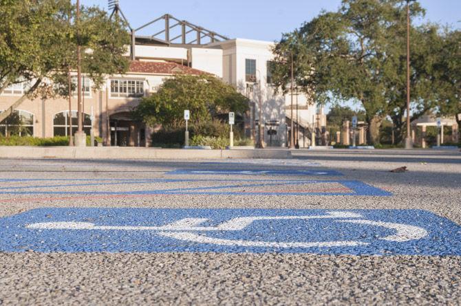 Gameday limits handicap parking for disabled students