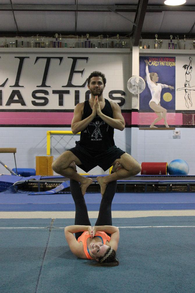 Acrobatic yoga offered in Baton Rouge community