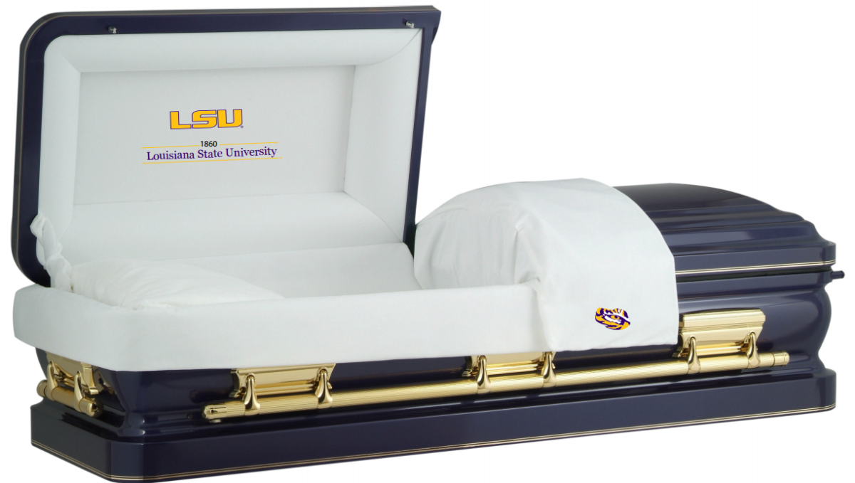 LSU Casket