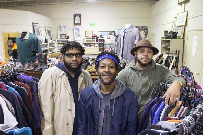 Co-coordinators Ricky Andretti(left), Oriskany Vadamalez(middle), and Patrick Harrington(right) host Yesterday&#8217;s Trash: A Fashion Show on January 30, 2016 at Spanish Moon.