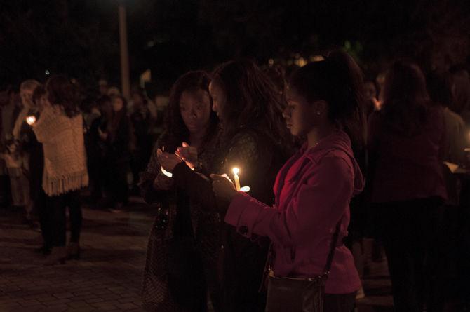 Students celebrate MLK's legacy with annual candlelight vigil