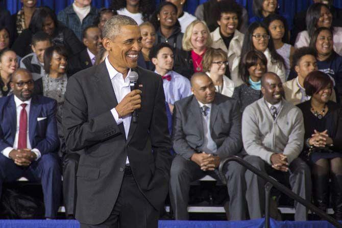 Obama holds town hall in Baton Rouge, reiterates positive outlook of State of the Union