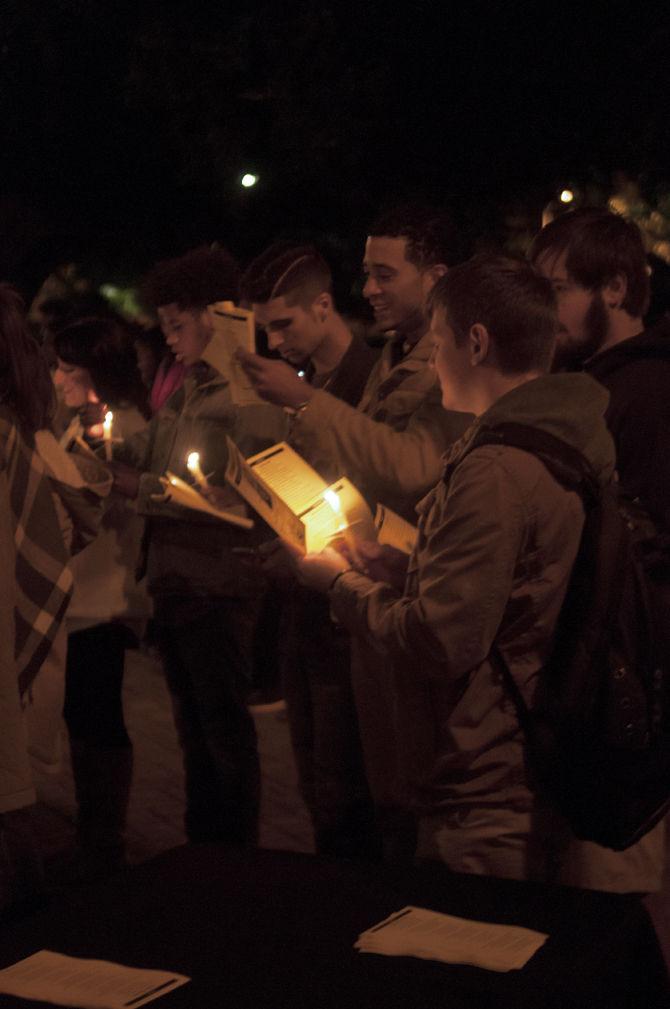 Students celebrate MLK's legacy with annual candlelight vigil