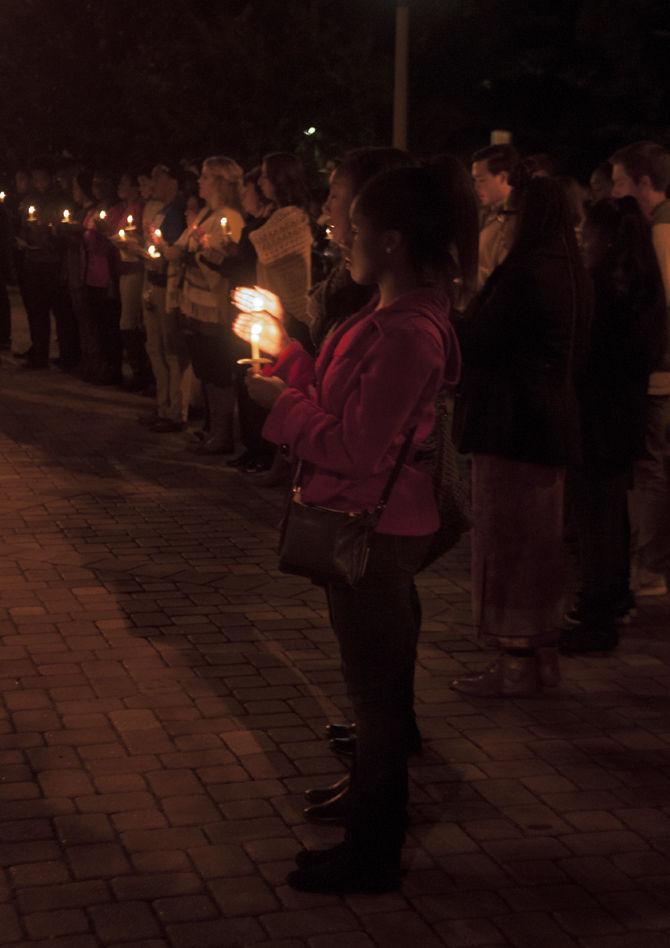 Students celebrate MLK's legacy with annual candlelight vigil