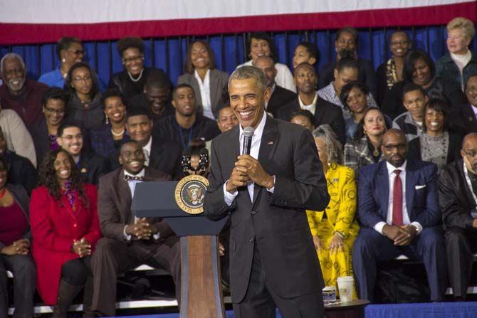 Obama holds town hall in Baton Rouge, reiterates positive outlook of State of the Union