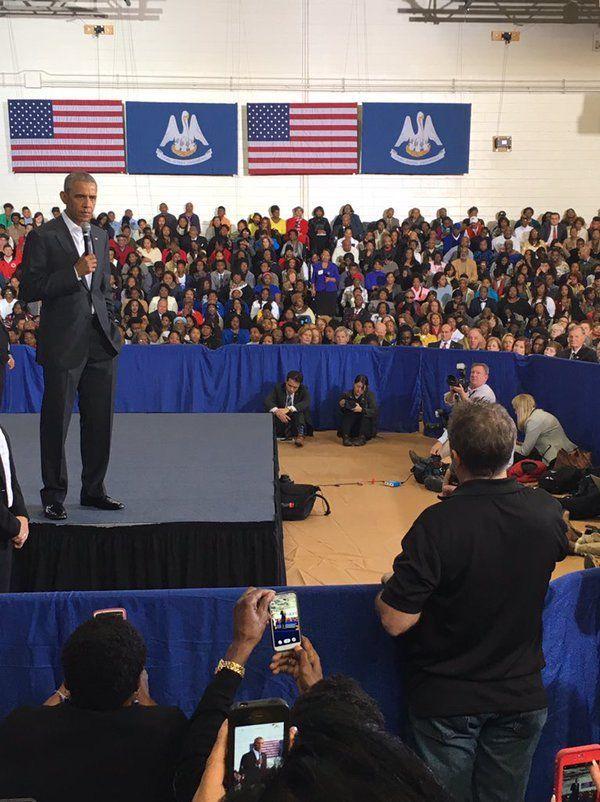 President Obama Visits Baton Rouge