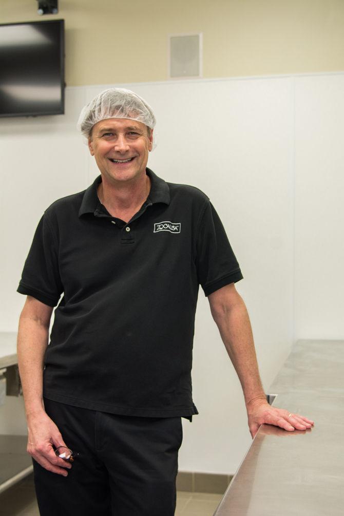 Jeffery Dickie makes use of the LSU Food Incubator for his company, Zocalisa on Tuesday, Jan. 19 2016 at the LSU Food Incubator