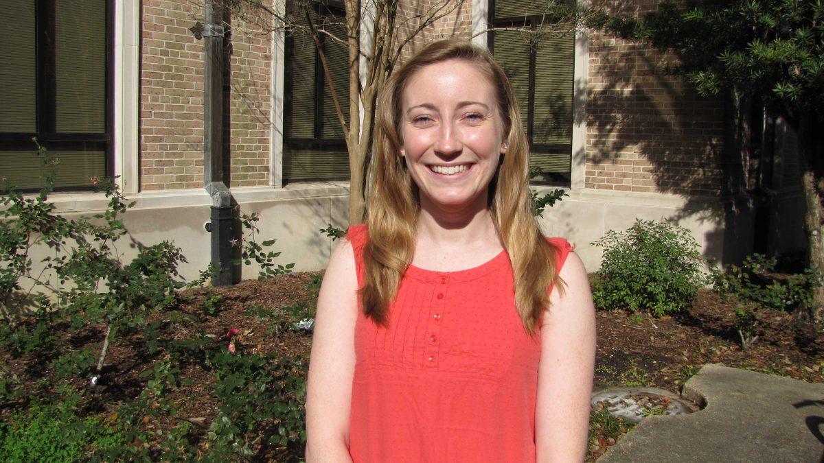 Nutrition and food sciences senior Brittany Craft is one of the 10 LSU Discover scholars for 2016.