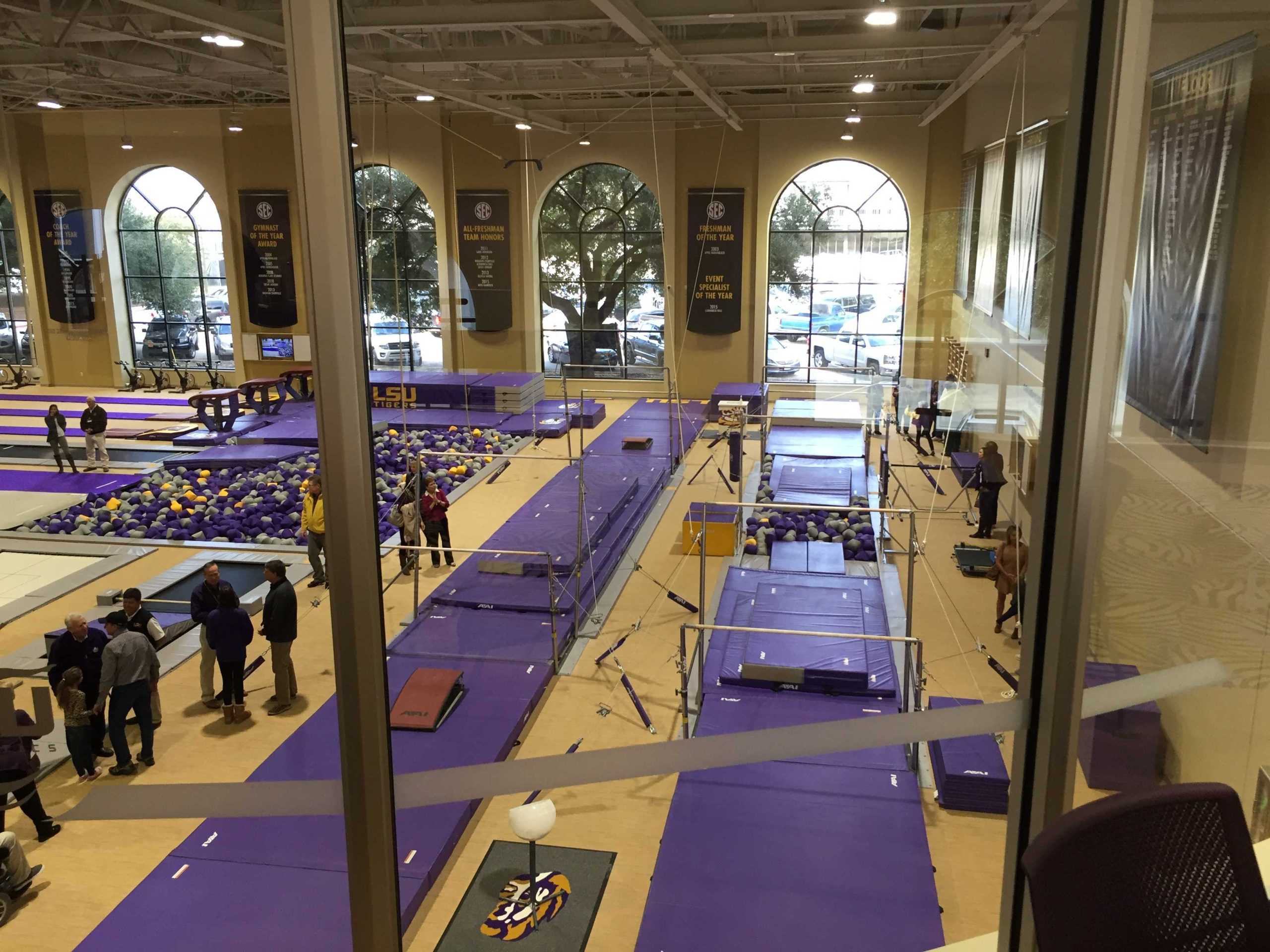 LSU gymnastics hosts grand opening to new practice facility on Saturday