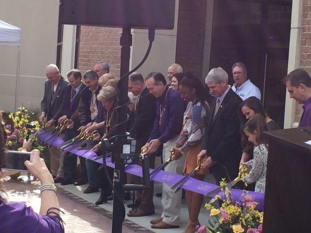 LSU Gymnastics facility grand opening on February 6, 2016.