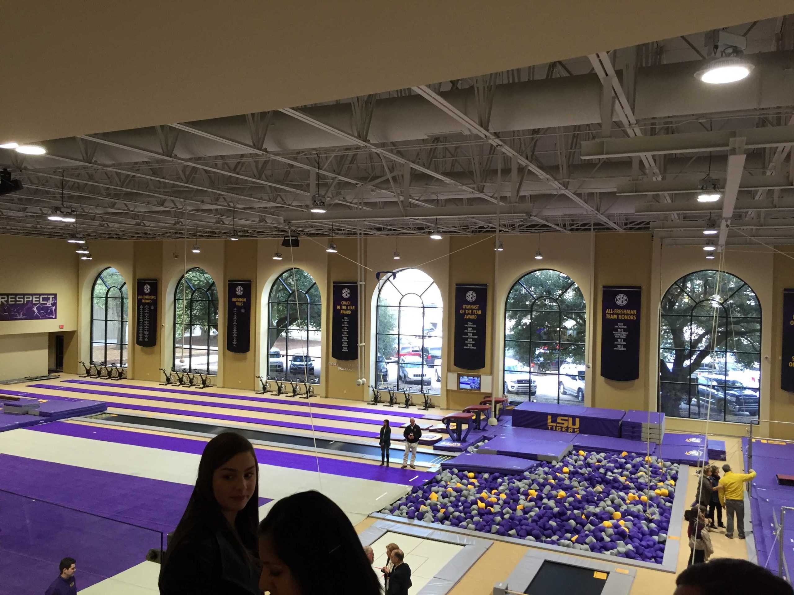 LSU gymnastics hosts grand opening to new practice facility on Saturday