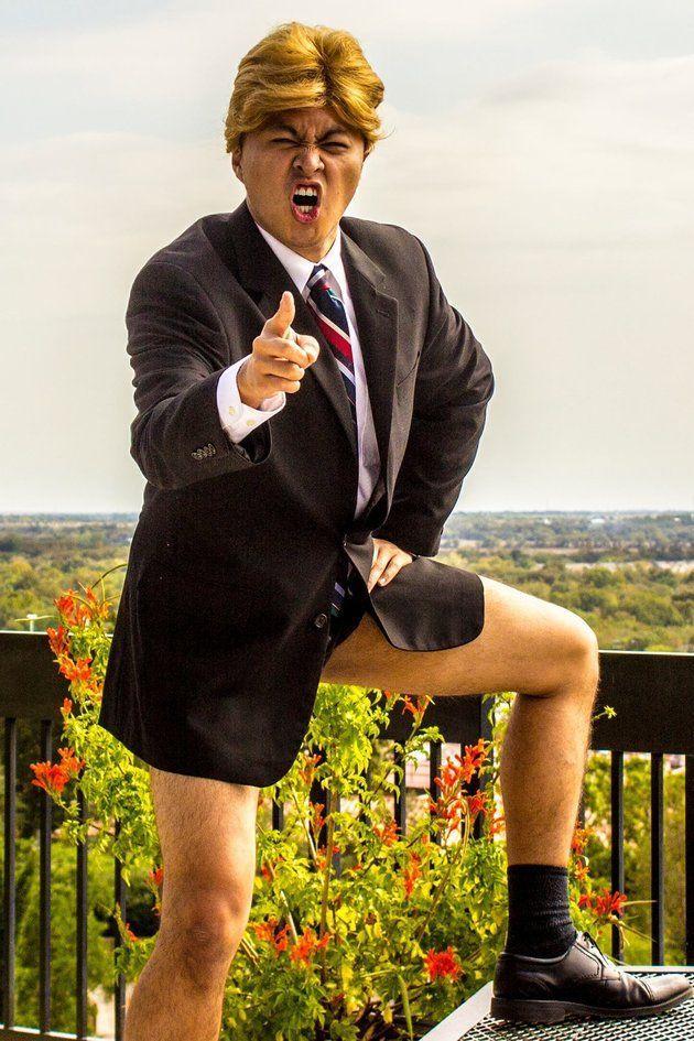 Meet 'Donald Tramp,' A Gay Student's Sexy, Pantless Take On Trump