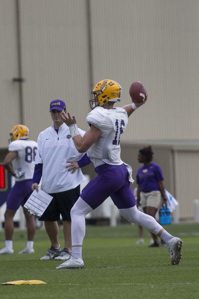 LSU players seeing growth in quarterback play, defense adjusting to new scheme