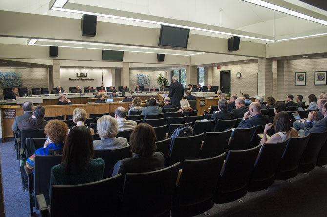 LSU Board of Supervisors met on Friday, Sept. 18, 2015, to discuss higher education funding for the school year.