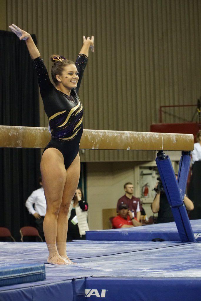 After only one fall, LSU finds fortune on beam and advances to Super Six