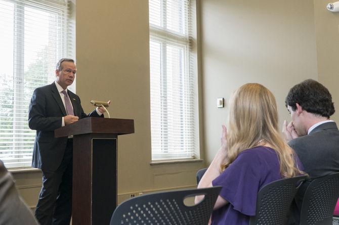 Faircloth, Landry sworn-in as SG president and VP