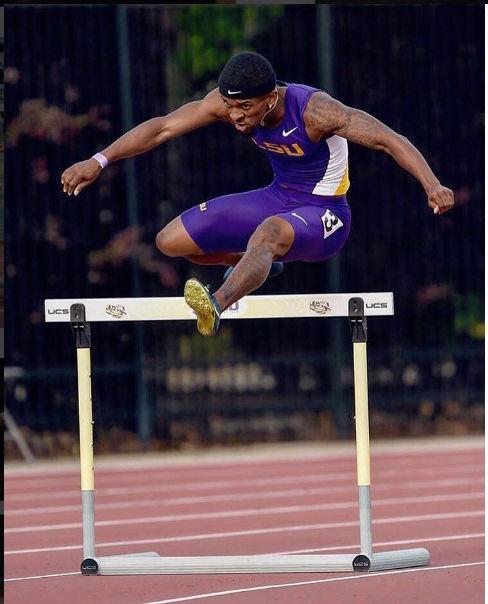 Former LSU hurdler Morgan Wells was diagnosed June 9, 2016, with a rare brain tumor called meningioma and underwent surgery June 14.